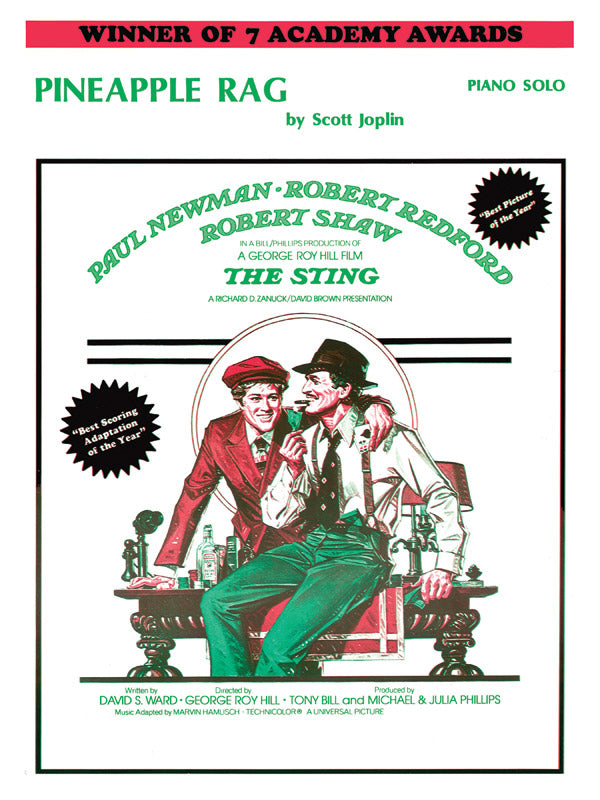 Pineapple Rag (from The Sting) - Piano Solo Sheet Music Preview