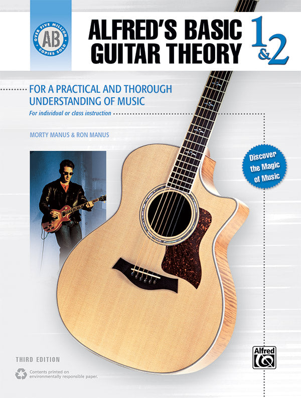 Alfred's Basic Guitar Theory 1 & 2 Cover Image