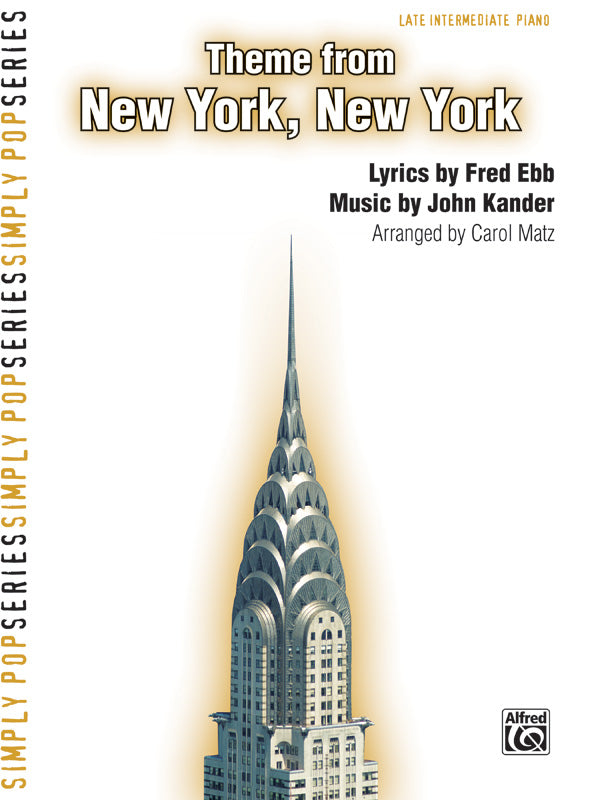 <i>New York, New York,</i> Theme from Cover Image