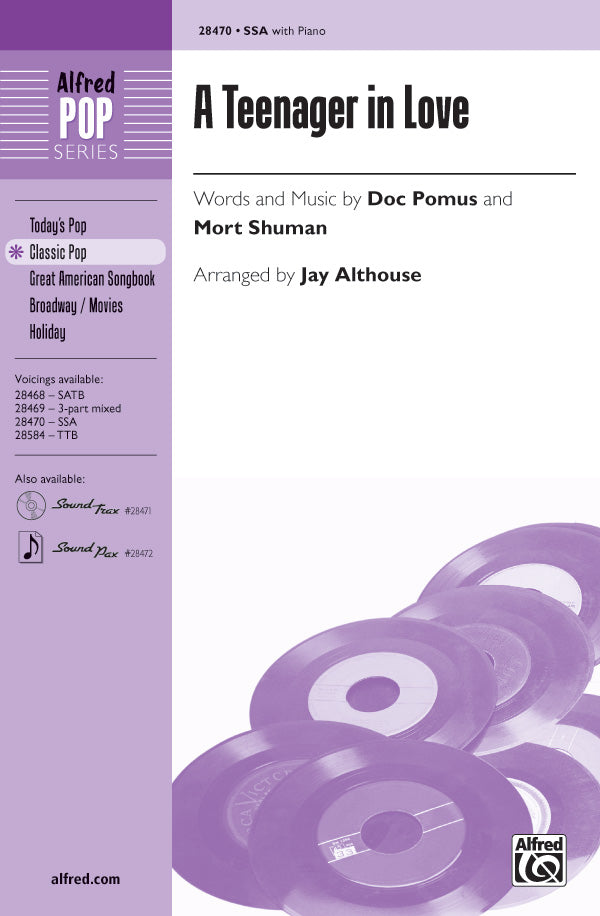 A Teenager in Love Cover Image