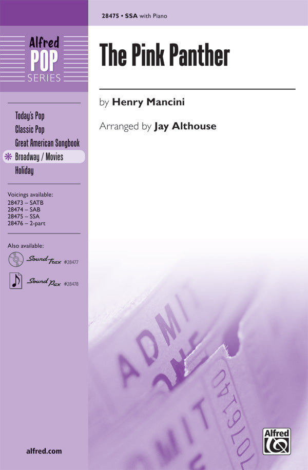 The Pink Panther Sheet Music Preview