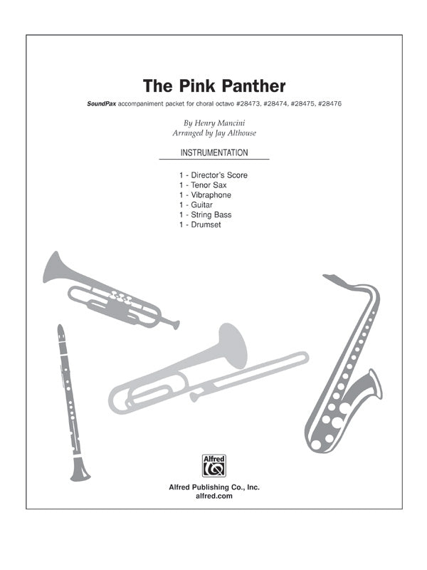 The Pink Panther: Vibraphone Sheet Music Preview