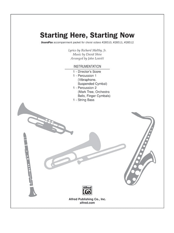 Starting Here, Starting Now (from the musical Starting Here, Starting Now): Score Sheet Music Preview