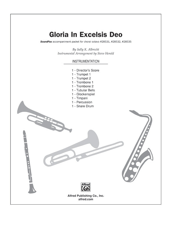 Gloria in Excelsis Deo: 1st Percussion Sheet Music Preview