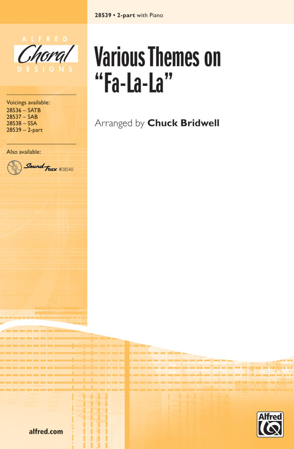 Various Themes on "Fa-La-La" Sheet Music Preview