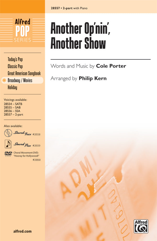 Another Op'nin', Another Show Sheet Music Preview