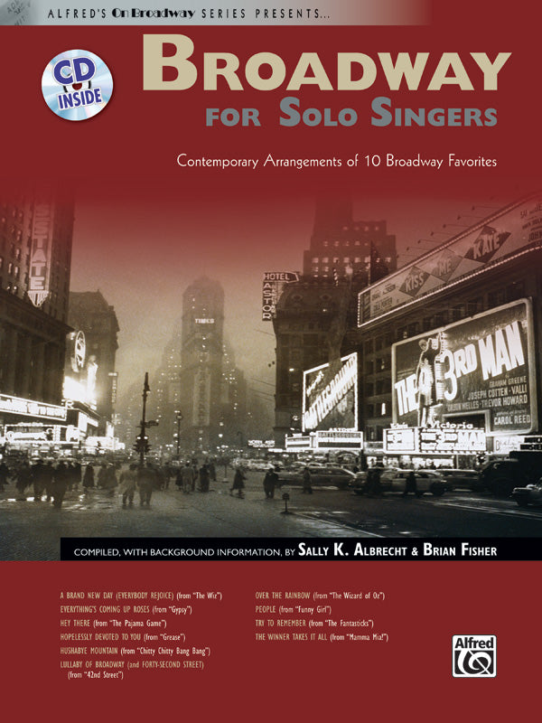 Broadway for Solo Singers Cover Image
