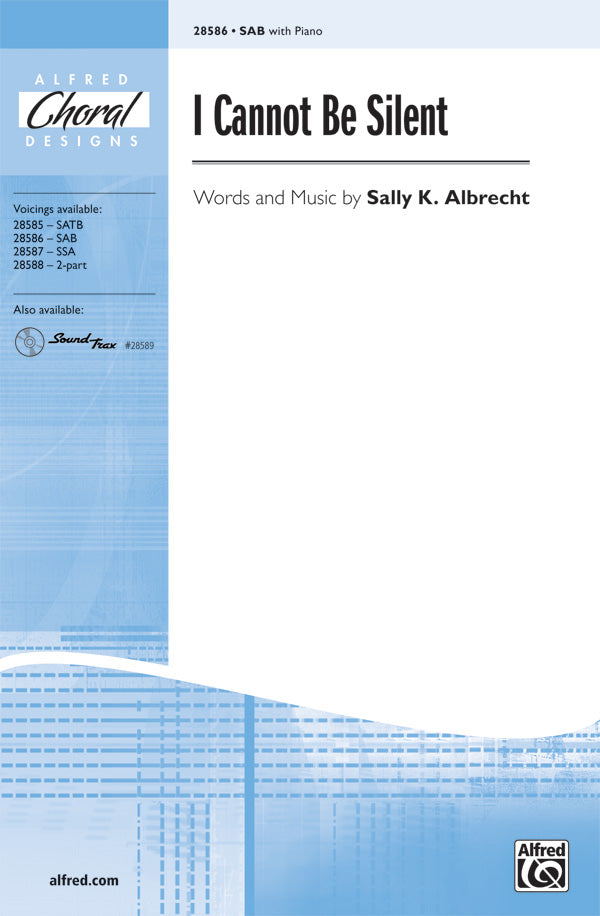 I Cannot Be Silent Sheet Music Preview