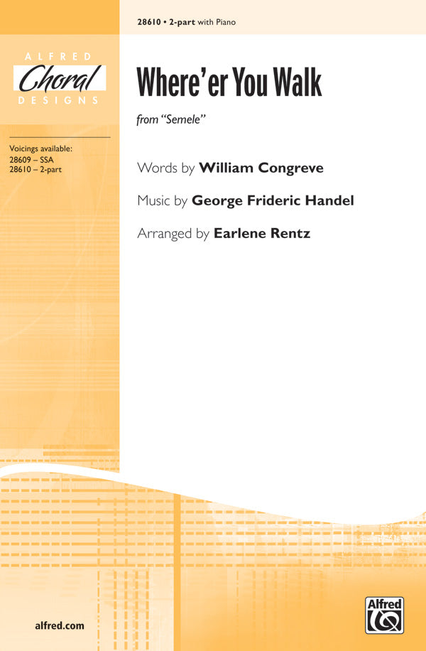 Where'er You Walk (from <i>Semele</i>) Sheet Music Preview