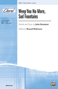 Weep You No More, Sad Fountains Cover Image