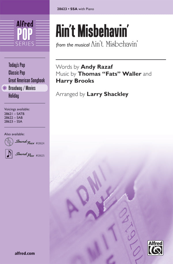 Ain't Misbehavin' Cover Image