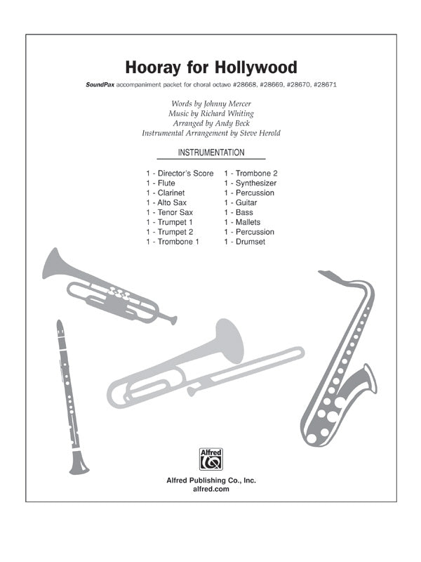 Hooray for Hollywood Sheet Music Preview