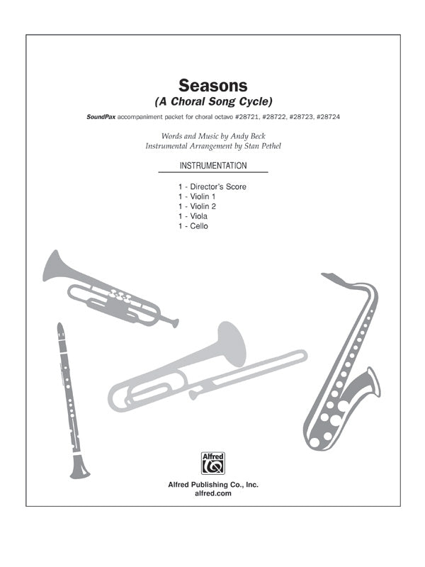 Seasons (A Choral Song Cycle): 2nd Violin Sheet Music Preview
