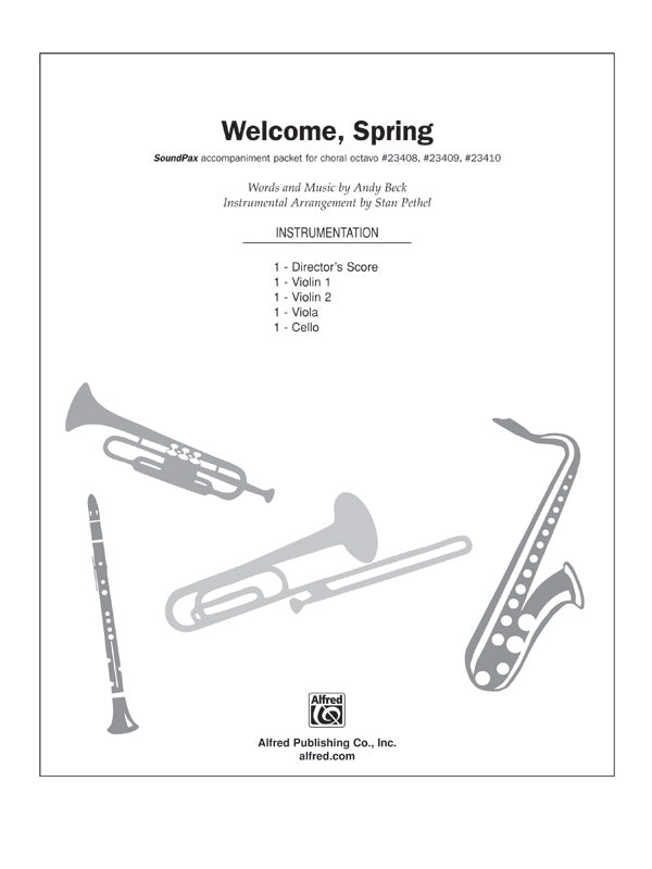 Welcome, Spring Sheet Music Preview
