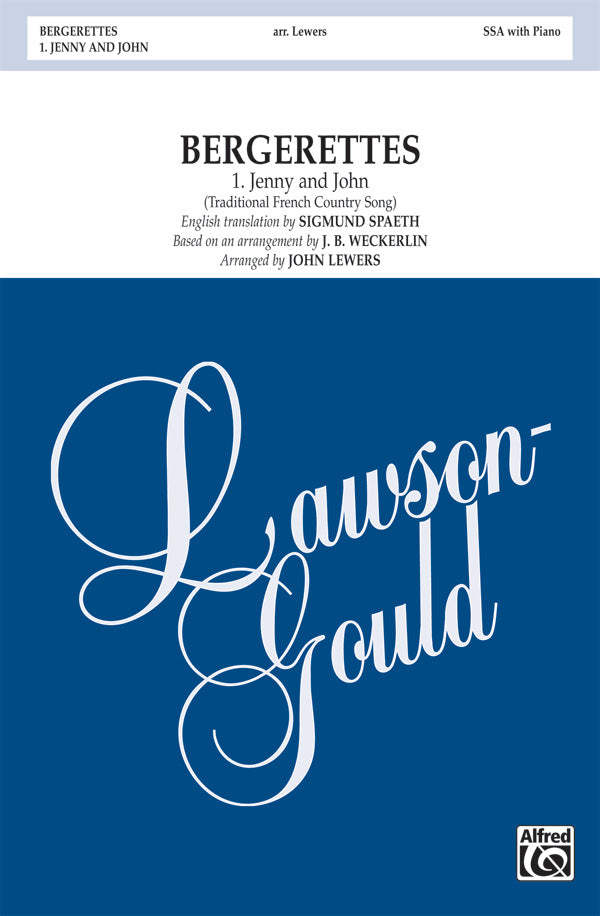 Bergerettes 1: Jenny and John Sheet Music Preview