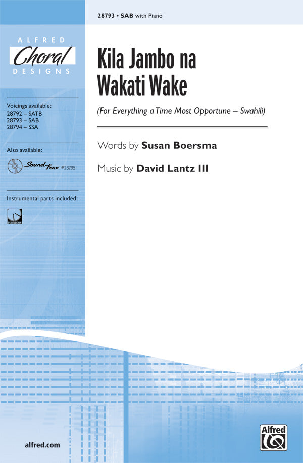 Kila Jambo na Wakati Wake (For Everything a Time Most Opportune - Swahili) Sheet Music Preview