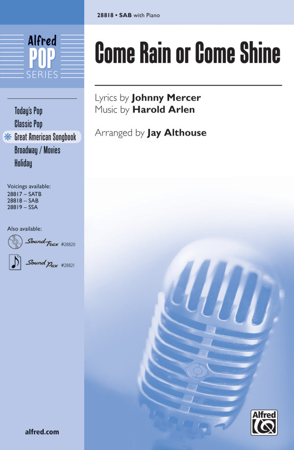 Come Rain or Come Shine Sheet Music Preview