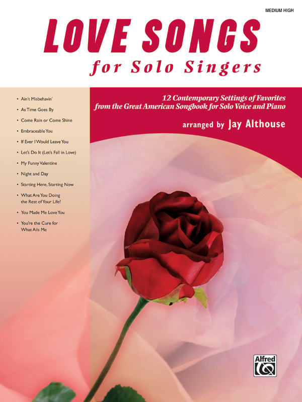 Love Songs for Solo Singers Cover Image