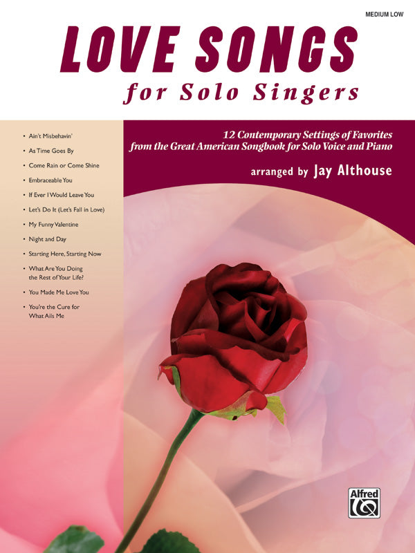 Love Songs for Solo Singers Cover Image