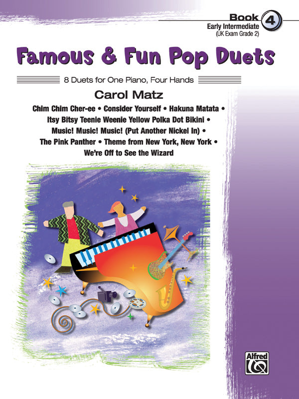 Famous & Fun Pop Duets, Book 4 Cover Image