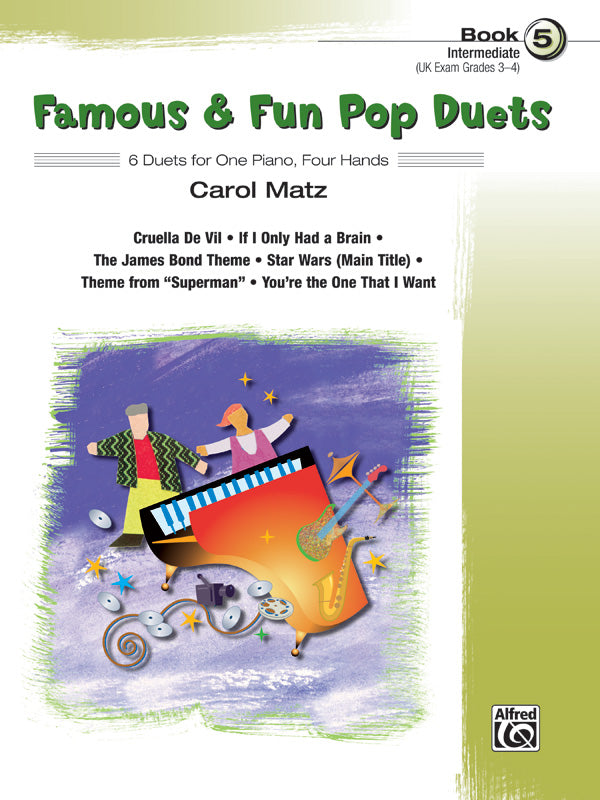 Famous & Fun Pop Duets, Book 5 Cover Image