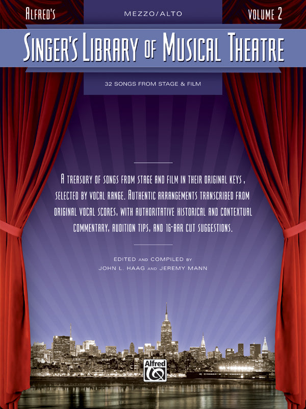 Singer's Library of Musical Theatre, Vol. 2 Cover Image