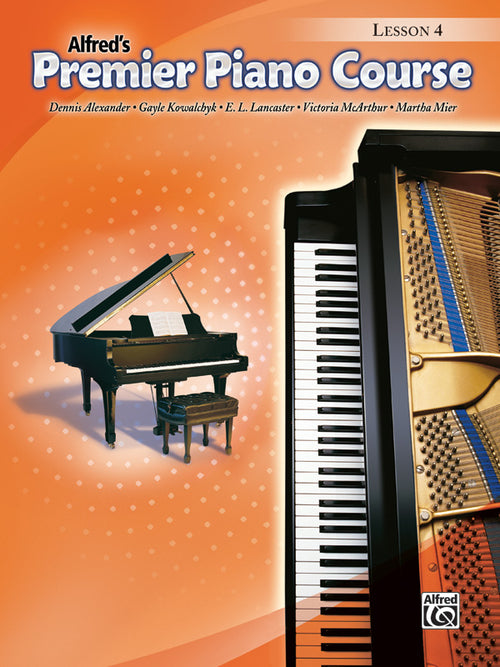 Premier Piano Course, Lesson 4 Cover Image