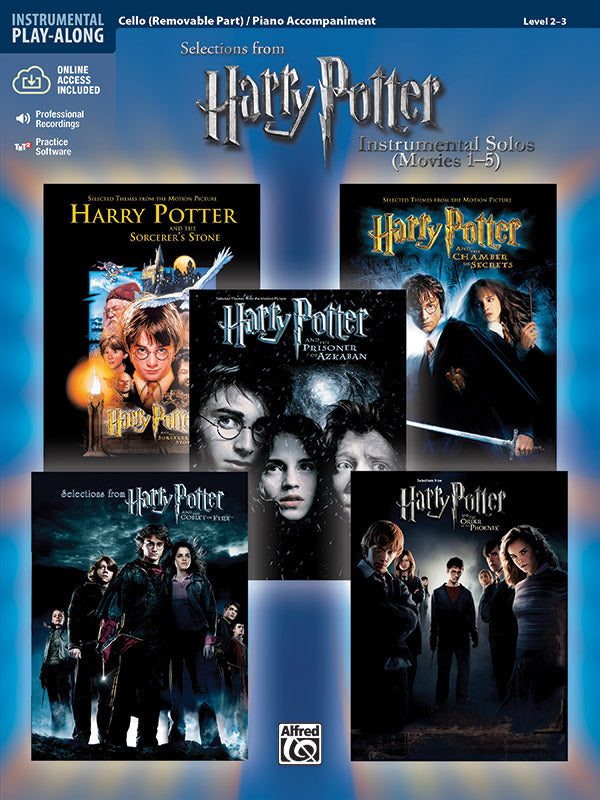 Harry Potter Instrumental Solos for Strings (Movies 1-5)  Cover Image
