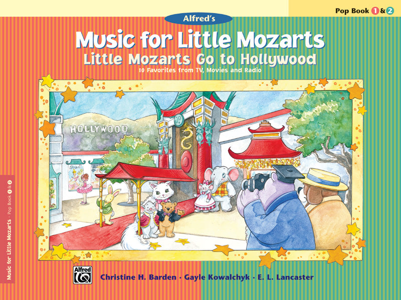 Music for Little Mozarts: Little Mozarts Go to Hollywood, Pop Book 1 & 2 Cover Image