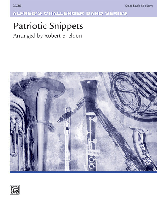 Patriotic Snippets: 1st B-flat Trumpet Sheet Music Preview