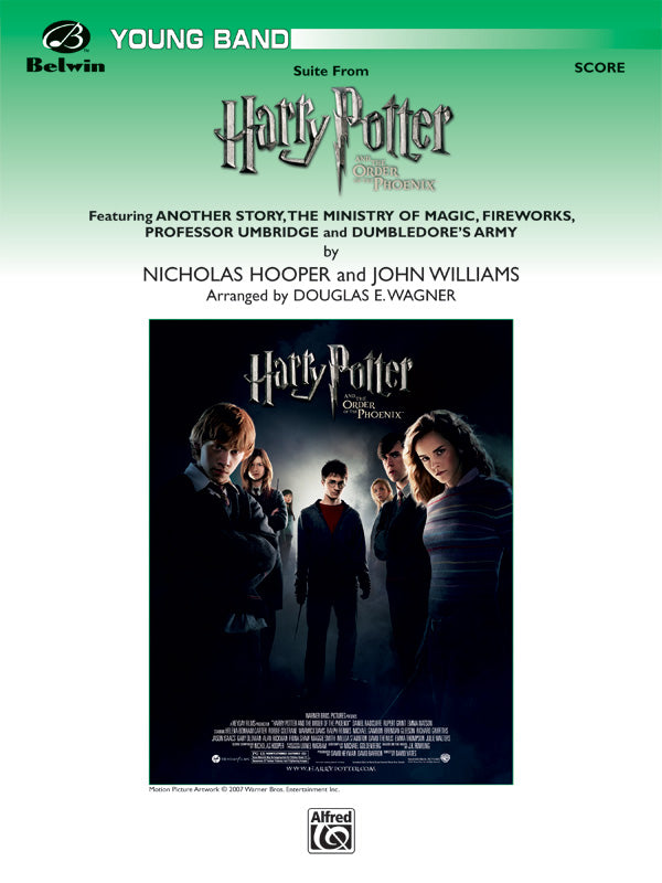 Harry Potter and the Order of the Phoenix, Selections From: 2nd B-flat Clarinet Sheet Music Preview