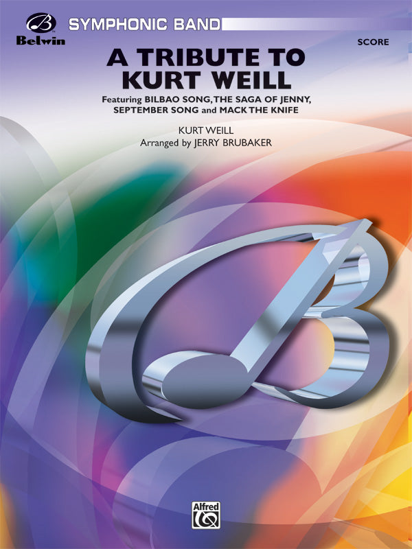 A Tribute to Kurt Weill: Baritone T.C. Sheet Music Preview