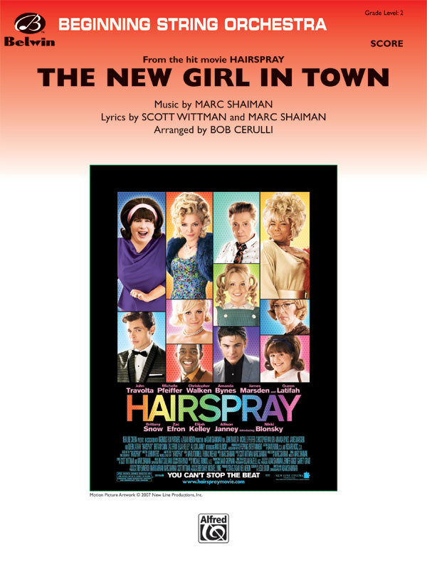 The New Girl in Town (from Hairspray): 2nd Violin Sheet Music Preview