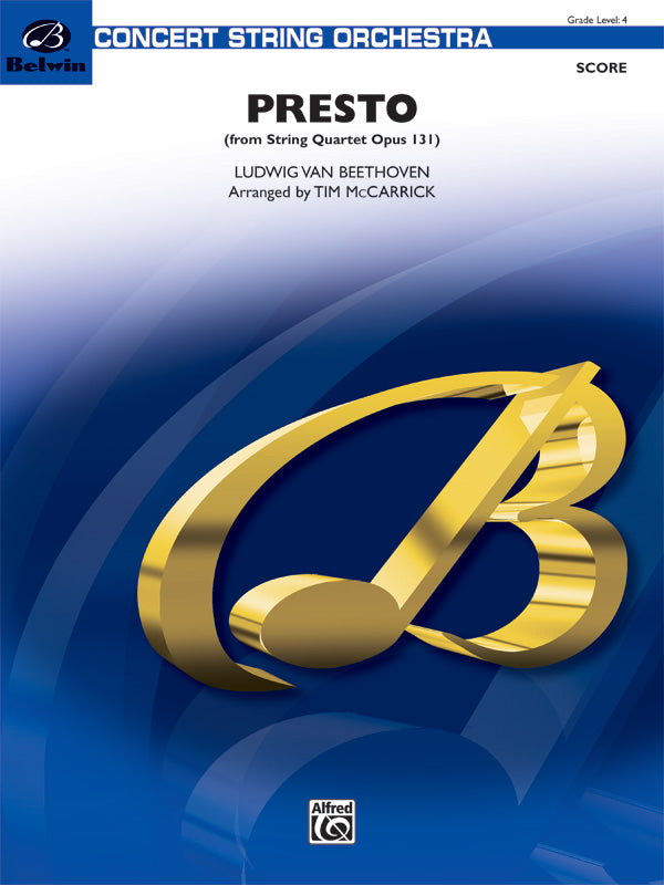 Presto Sheet Music Preview
