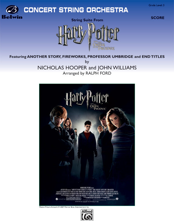 Harry Potter and the Order of the Phoenix, String Suite from Sheet Music Preview