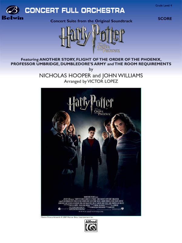 Harry Potter and the Order of the Phoenix, Concert Suite from: Timpani Sheet Music Preview