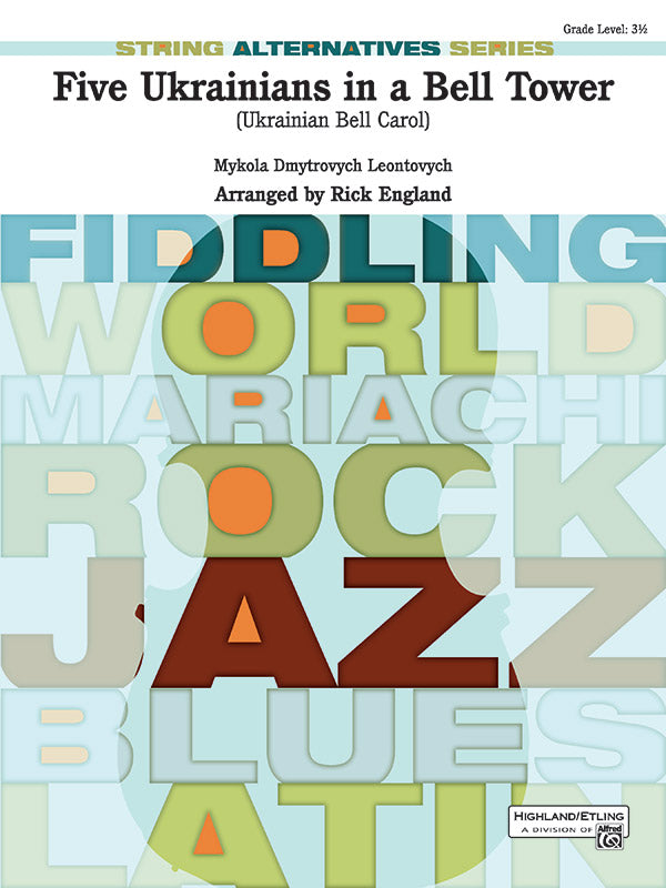 Five Ukrainians in a Bell Tower (Ukrainian Bell Carol): Solo Viola Sheet Music Preview