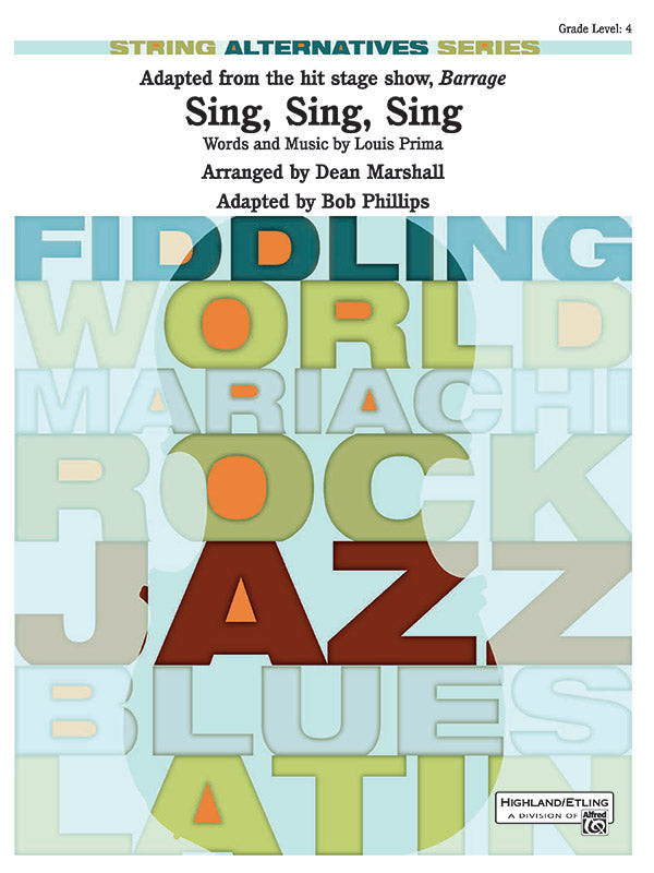 Sing, Sing, Sing (adapted from the stage show Barrage) Sheet Music Preview