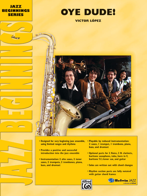 Oye Dude!: 1st Trombone Sheet Music Preview