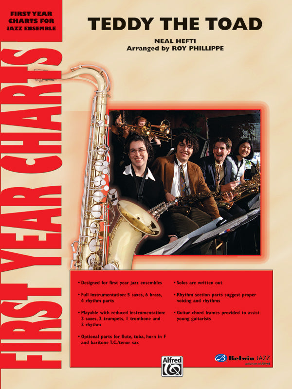 Teddy the Toad: B-flat Tenor Saxophone Sheet Music Preview