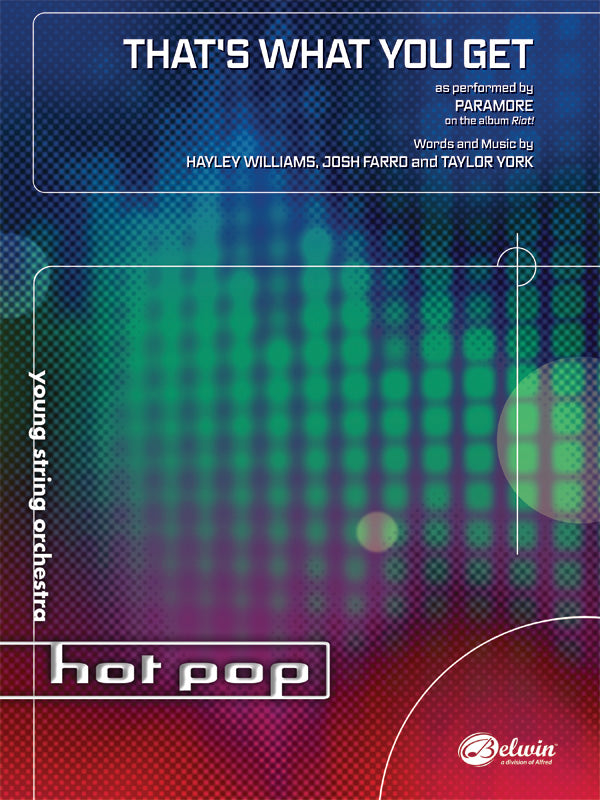 That's What You Get Sheet Music Preview