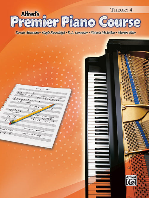 Premier Piano Course, Theory 4 Cover Image