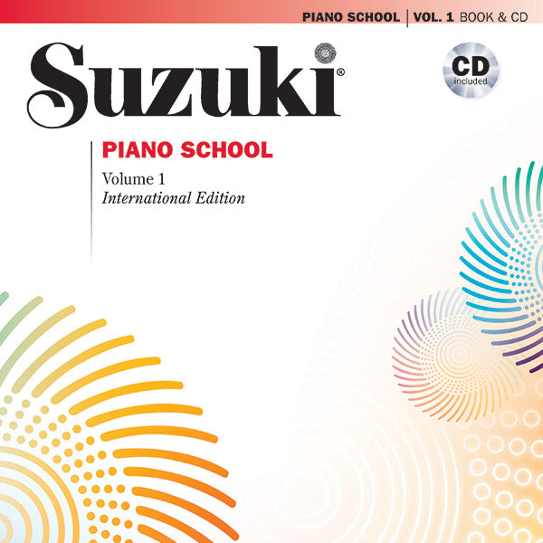 Suzuki Piano School New International Edition Piano Book and CD, Volume 1 Cover Image