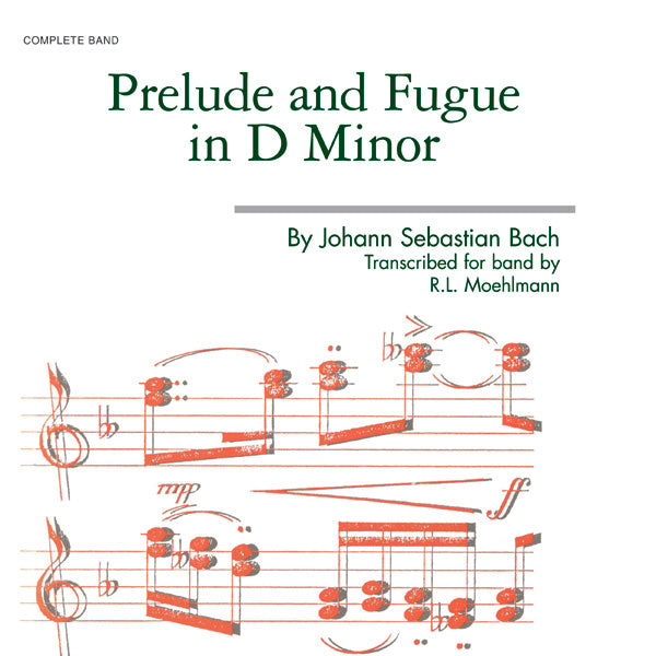 Prelude and Fugue in D minor Sheet Music Preview