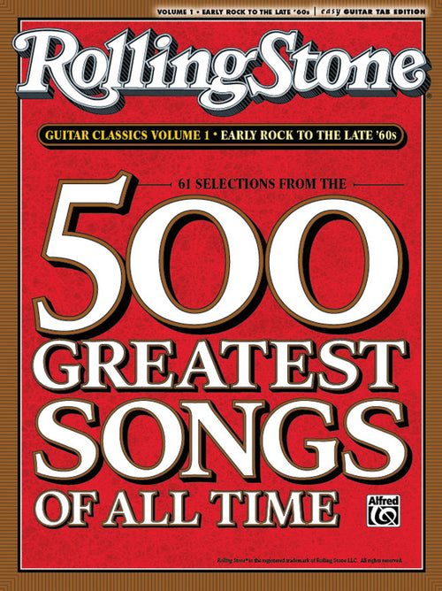 Selections from <i>Rolling Stone</i> Magazine's 500 Greatest Songs of All Time: Early Rock to the Late '60s Cover Image