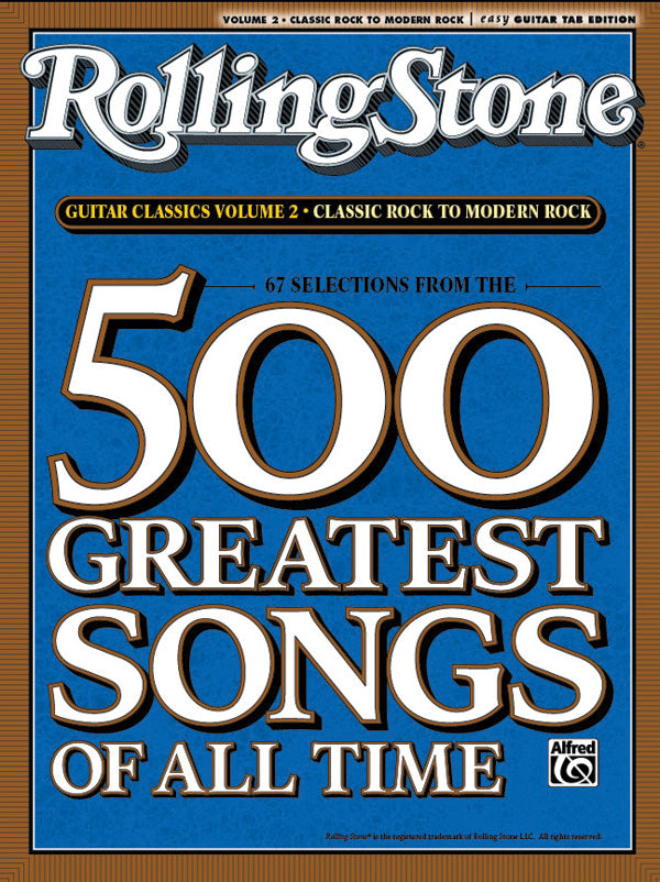 Selections from <i>Rolling Stone</i> Magazine's 500 Greatest Songs of All Time: Classic Rock to Modern Rock Cover Image