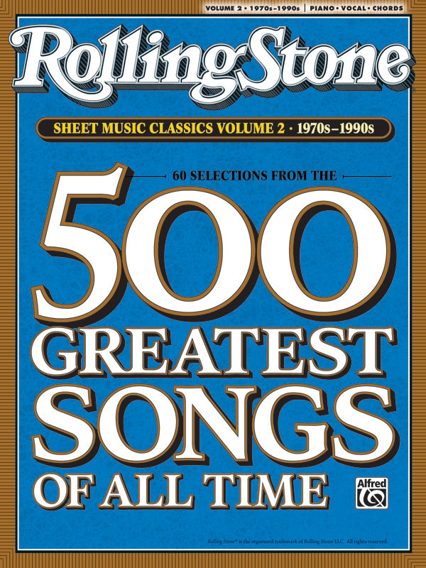 Rolling Stone Sheet Music Classics, Volume 2: 1970s-1990s Cover Image
