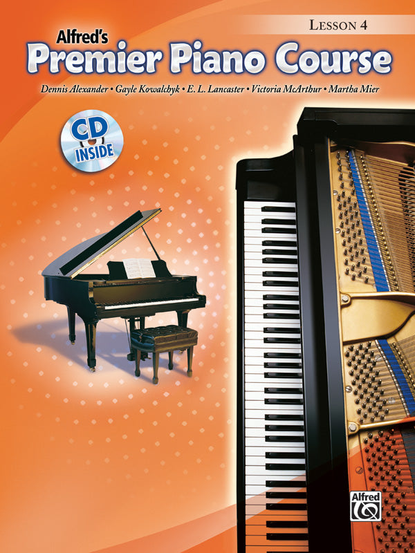 Premier Piano Course, Lesson 4 Cover Image