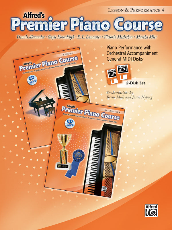 Premier Piano Course, GM Disk 4 for Lesson and Performance Cover Image