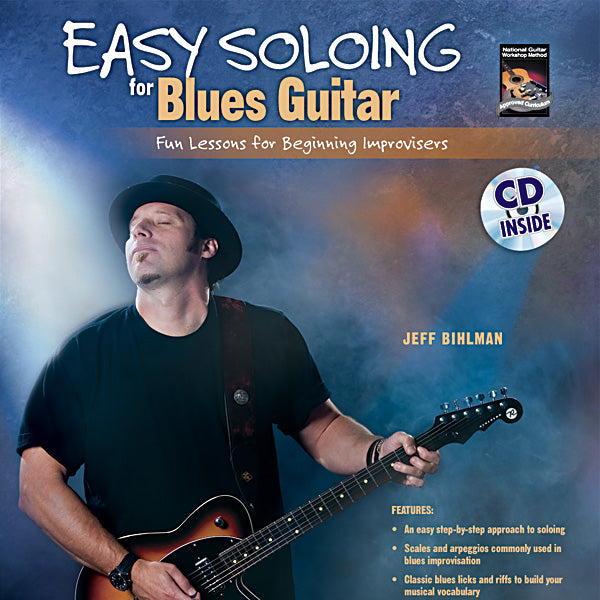 Easy Soloing for Blues Guitar Cover Image